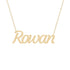 Gold Name Necklace - Rowan